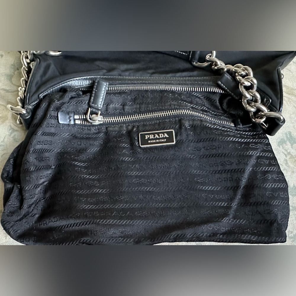 100% Authentic Prada Shoulder Bag w/original Authenticity cards/tags pre-loved - Picture 10 of 12